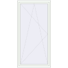 Pricing Tilt-and-Turn 1100x2200 mm REHAU ENERGY-SAVING SYNEGO MD RAL 9016 Traffic white two-sided