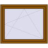 Ustalenie cen Okna skrzydłowe 1200x1000 mm CLASICTHERM 70 GOLDEN OAK dwustronny