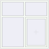 Pricing Tilt-and-Turn 1500x1500 mm REHAU OPTIMUM EURO-DESIGN 70 RAL 9016 Traffic white two-sided