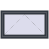 Pricing Tilt-and-Turn 1200x700 mm REHAU ENERGY-SAVING SYNEGO MD ANTHRACITE_GREY_STRUKTURAL external
