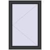 Ustalenie cen Okna skrzydłowe 900x1350 mm REHAU OPTIMUM EURO-DESIGN 70 ANTHRACITE_GREY_GLATT zewnętrzny