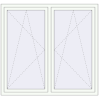 Pricing Tilt-and-Turn 1600x1500 mm REHAU ENERGY-SAVING SYNEGO MD RAL 9016 Traffic white two-sided