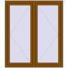 Pricing Tilt-and-Turn 1300x1500 mm REHAU OPTIMUM EURO-DESIGN 70 GOLDEN OAK two-sided