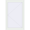 Pricing Tilt-and-Turn 1000x1600 mm REHAU OPTIMUM EURO-DESIGN 70 RAL 9016 Traffic white two-sided