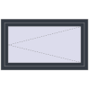 Pricing Tilt-and-Turn 1200x700 mm REHAU OPTIMUM EURO-DESIGN 70 ANTHRACITE_GREY_STRUKTURAL external