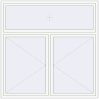 Pricing Tilt-and-Turn 2000x2000 mm KORSA OPTIMUM REHAU EURO 70 RAL 9016 Traffic white two-sided