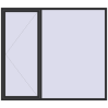 Pricing Tilt-and-Turn 2400x2100 mm REHAU OPTIMUM EURO-DESIGN 70 ANTHRACITE_GREY_GLATT two-sided