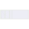 Pricing Tilt-and-Turn 3800x1250 mm REHAU OPTIMUM EURO-DESIGN 70 RAL 9016 Traffic white two-sided
