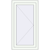 Pricing Tilt-and-Turn 550x1120 mm REHAU OPTIMUM EURO-DESIGN 70 RAL 9016 Traffic white two-sided