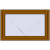 Pricing Tilt-and-Turn 1080x680 mm REHAU OPTIMUM EURO-DESIGN 70 GOLDEN OAK two-sided