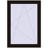 Pricing Tilt-and-Turn 1000x1400 mm REHAU OPTIMUM EURO-DESIGN 70 BLACK_BROWN two-sided