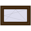 Ustalenie cen Okna skrzydłowe 850x600 mm CLASICTHERM 70 DARK_OAK zewnętrzny