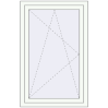 Pricing Tilt-and-Turn 760x1270 mm REHAU OPTIMUM EURO-DESIGN 70 RAL 9016 Traffic white two-sided