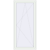 Pricing Tilt-and-Turn 1000x2100 mm REHAU BRILLANT DESIGN RAL 9016 Traffic white two-sided