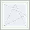 Pricing Tilt-and-Turn 840x840 mm REHAU BRILLANT DESIGN RAL 9016 Traffic white two-sided