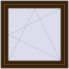 Pricing Tilt-and-Turn 860x860 mm REHAU OPTIMUM EURO-DESIGN 70 DARK_OAK two-sided