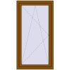 Pricing Tilt-and-Turn 800x1500 mm REHAU OPTIMUM EURO-DESIGN 70 GOLDEN OAK two-sided
