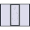 Pricing Tilt-and-Turn 1800x1400 mm REHAU OPTIMUM EURO-DESIGN 70 ANTHRACITE_GREY_STRUKTURAL external