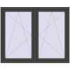 Ustalenie cen Okna skrzydłowe 1620x1250 mm REHAU ENERGY-SAVING SYNEGO MD BASALT_GREY dwustronny