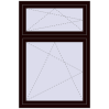 Pricing Tilt-and-Turn 1000x1500 mm REHAU OPTIMUM EURO-DESIGN 70 CHOCOLATE_BROWN two-sided