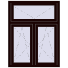Pricing Tilt-and-Turn 1000x1300 mm REHAU OPTIMUM EURO-DESIGN 70 CHOCOLATE_BROWN two-sided