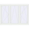 Pricing Tilt-and-Turn 2100x1500 mm REHAU ENERGY-SAVING SYNEGO MD RAL 9016 Traffic white two-sided