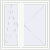 Pricing Tilt-and-Turn 1200x1200 mm REHAU OPTIMUM EURO-DESIGN 70 RAL 9016 Traffic white two-sided
