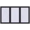 Pricing Tilt-and-Turn 2400x1400 mm REHAU ENERGY-SAVING SYNEGO MD BLACK_ULTI-MATT two-sided