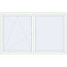 Ustalenie cen Okna skrzydłowe 2250x1415 mm ALU STANDARD 72 RAL 9016 Traffic white dwustronny