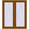 Pricing Okna skrzydłowe 1200x1400 mm REHAU OPTIMUM EURO-DESIGN 70 GOLDEN OAK zewnętrzny