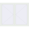 Pricing Tilt-and-Turn 1920x1560 mm REHAU ENERGY-SAVING SYNEGO MD RAL 9016 Traffic white two-sided