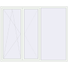Pricing Tilt-and-Turn 2450x2015 mm REHAU OPTIMUM EURO-DESIGN 70 RAL 9016 Traffic white two-sided