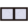 Pricing Tilt-and-Turn 1770x860 mm REHAU ENERGY-SAVING SYNEGO MD BLACK_BROWN two-sided