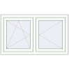 Ustalenie cen Okna skrzydłowe 1170x690 mm REHAU OPTIMUM EURO-DESIGN 70 RAL 9016 Traffic white dwustronny