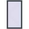 Pricing Tilt-and-Turn 1200x2200 mm REHAU ENERGY-SAVING SYNEGO MD ANTHRACITE_GREY_STRUKTURAL external