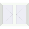 Pricing Tilt-and-Turn 1200x1000 mm REHAU OPTIMUM EURO-DESIGN 70 RAL 9016 Traffic white two-sided