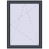 Pricing Tilt-and-Turn 1100x1500 mm REHAU OPTIMUM EURO-DESIGN 70 ANTHRACITE_GREY_STRUKTURAL external