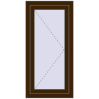 Pricing Tilt-and-Turn 550x1120 mm REHAU OPTIMUM EURO-DESIGN 70 DARK_OAK two-sided