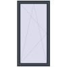 Pricing Tilt-and-Turn 1000x2000 mm REHAU OPTIMUM EURO-DESIGN 70 ANTHRACITE_GREY_STRUKTURAL two-sided