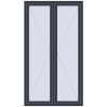 Pricing Tilt-and-Turn 1210x2160 mm REHAU OPTIMUM EURO-DESIGN 70 ANTHRACITE_GREY_STRUKTURAL external