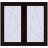 Ustalenie cen Okna skrzydłowe 1260x1175 mm REHAU ENERGY-SAVING SYNEGO MD BLACK_BROWN dwustronny