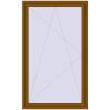 Pricing Tilt-and-Turn 1200x2000 mm REHAU ENERGY-SAVING SYNEGO MD GOLDEN OAK two-sided