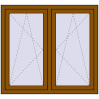 Ustalenie cen Okna skrzydłowe 1215x1085 mm REHAU ENERGY-SAVING SYNEGO MD GOLDEN OAK dwustronny
