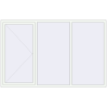 Pricing Tilt-and-Turn 2490x1590 mm REHAU OPTIMUM EURO-DESIGN 70 RAL 9016 Traffic white two-sided
