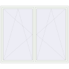 Pricing Tilt-and-Turn 2500x2100 mm REHAU ENERGY-SAVING SYNEGO MD RAL 9016 Traffic white two-sided