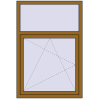 Pricing Tilt-and-Turn 980x1450 mm REHAU BRILLANT DESIGN LIGHT_OAK two-sided