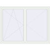 Pricing Tilt-and-Turn 2000x1500 mm REHAU OPTIMUM EURO-DESIGN 70 RAL 9016 Traffic white two-sided