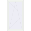 Pricing Tilt-and-Turn 1100x2100 mm REHAU OPTIMUM EURO-DESIGN 70 RAL 9016 Traffic white two-sided
