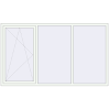 Pricing Tilt-and-Turn 2400x1400 mm REHAU OPTIMUM EURO-DESIGN 70 RAL 9016 Traffic white two-sided