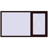 Pricing Tilt-and-Turn 2000x1100 mm REHAU OPTIMUM EURO-DESIGN 70 CHOCOLATE_BROWN two-sided